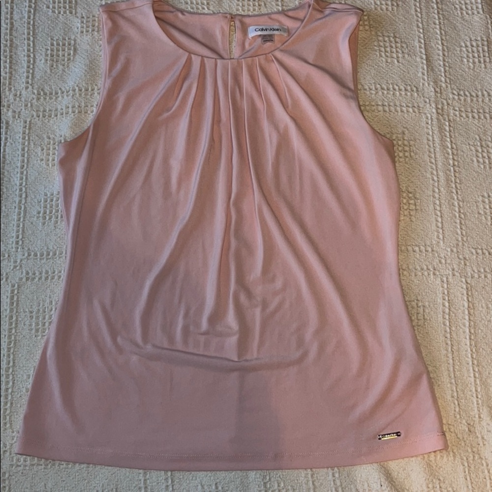 Beautiful Calvin Klein Blush Pink Shell